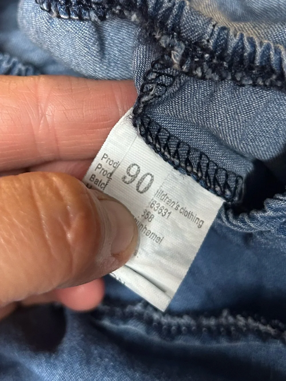 5 for $25🔥2T Denim Fringe‎ One Piece Bodysuit